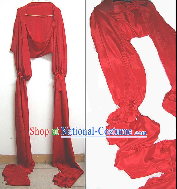 Traditional Red Long Silk Water Sleeve