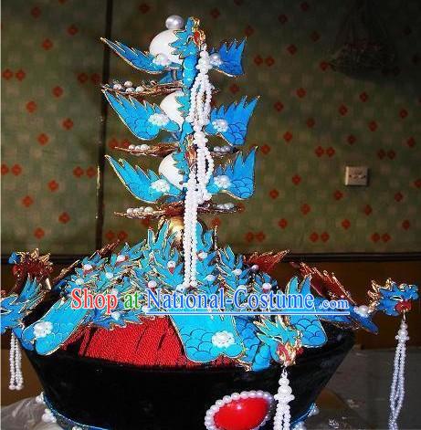 Qing Empress Five Phoenix Hat _ Empress Hat