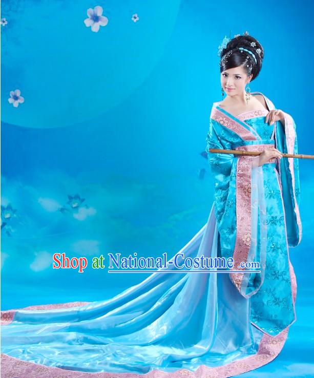 Ancient Tang Dynasty Beauty Costumes Complete Set