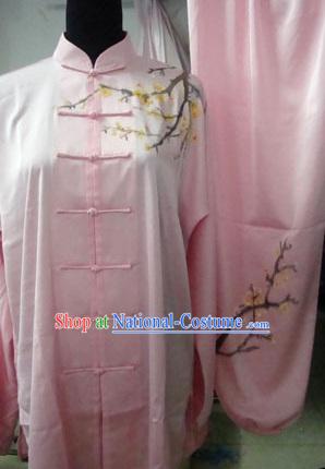 Chinese Silk Embroidery Wushu Dress _ Martial Arts Clothing