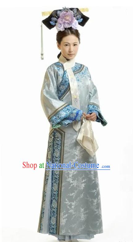 Bu Bu Jing Xin Qing Dynasty Chieftain Wife Clothing Complete Set