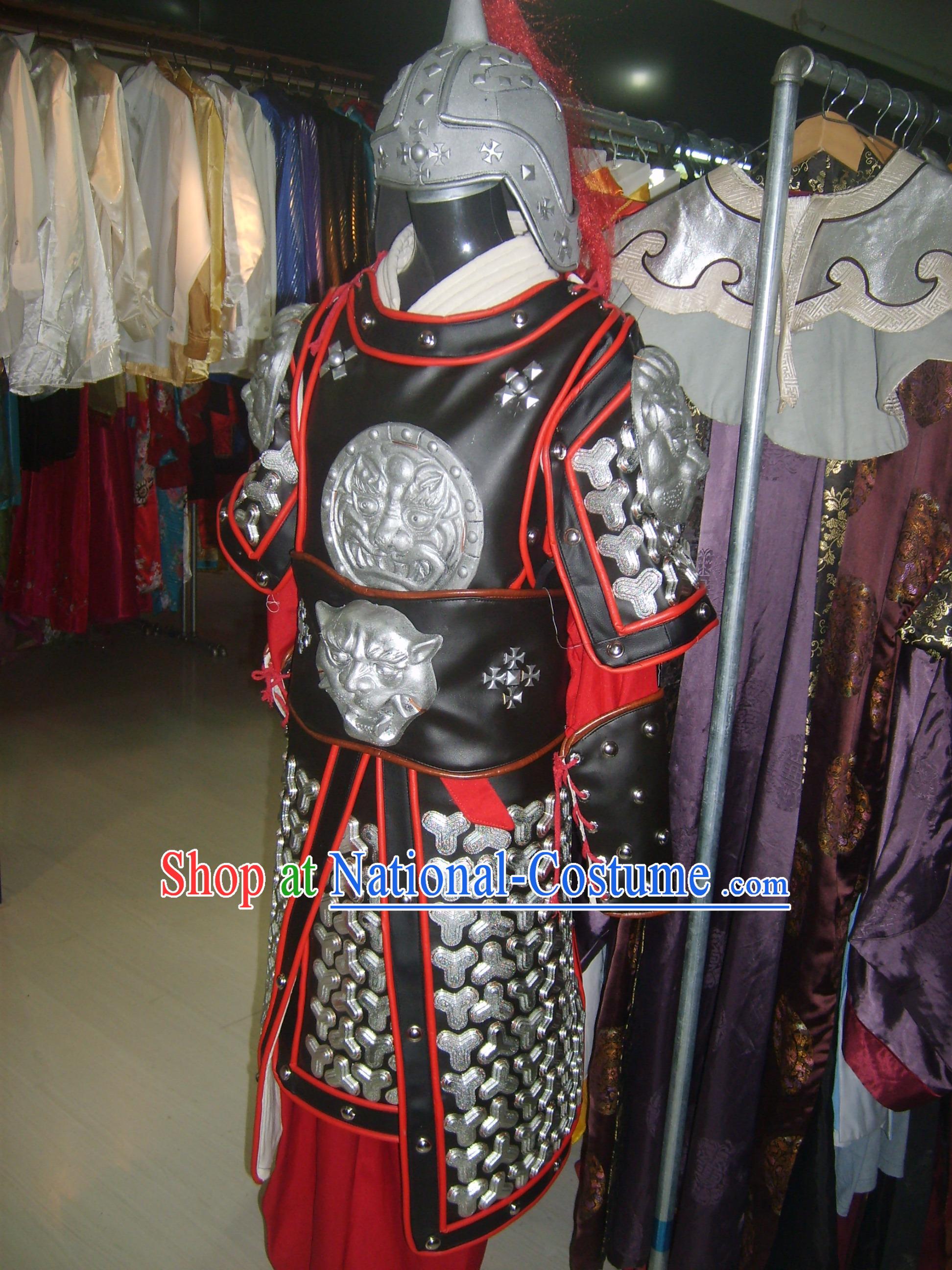 Chinese Warrior Armor Costumes Complete Set