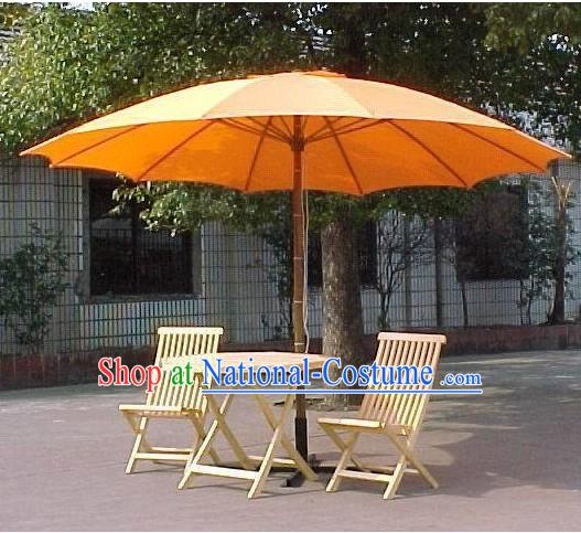 Three Meters Large Chinese Hand Made Patio Umbrella