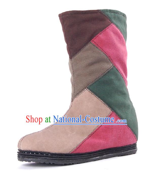 Traditional Chinese Handmade Cloth Boots
