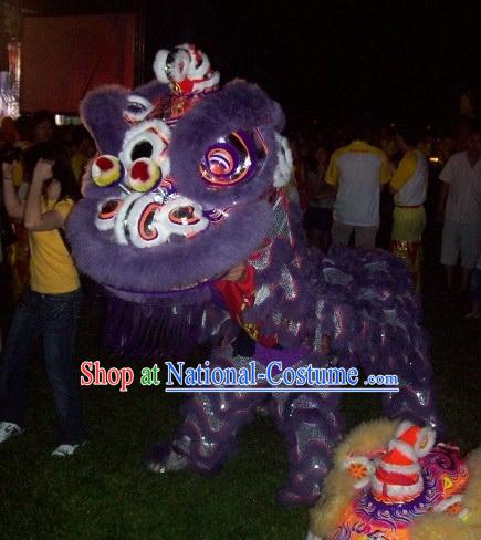 Traditional Festival Ceremony Laser Lion Dance Costume Complete Set