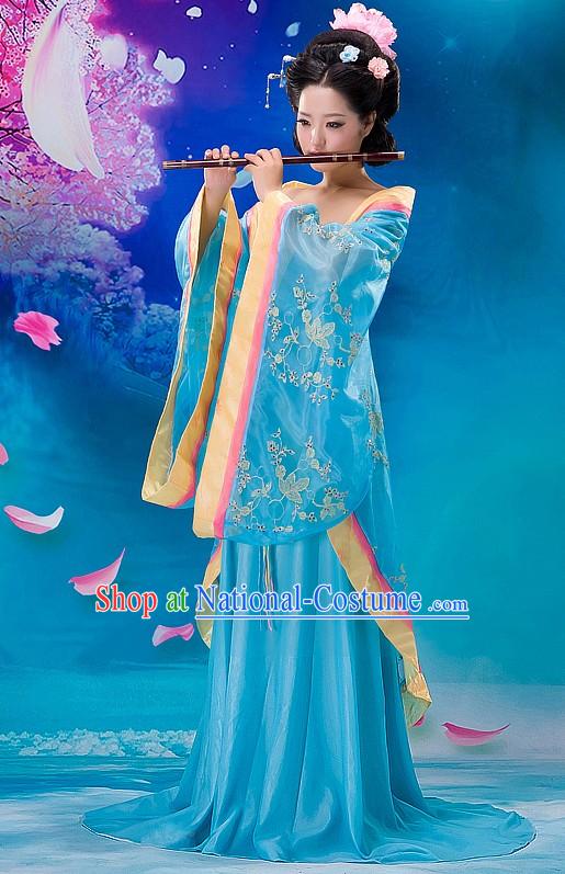 Tang Dynasty Princess Clothes, Wig and Hair Accessories for Women