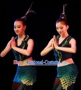 Traditional Mermaid Stage Performance Costumes for Women