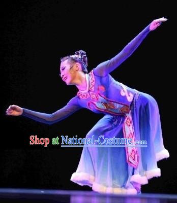 Chinese Solo Costumes and Headdress Complete Set for Women