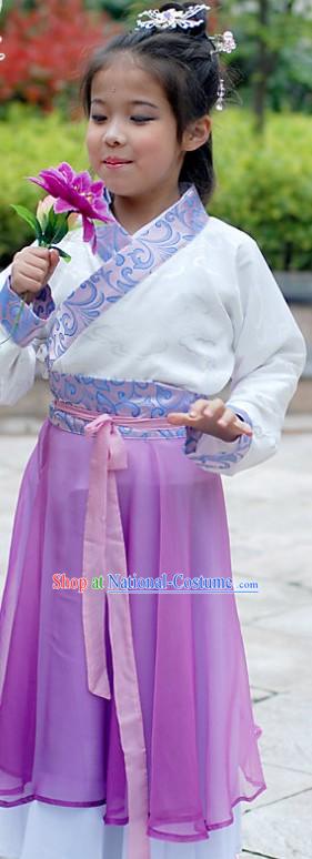 Ancient Chinese Hanfu Clothing for Kids