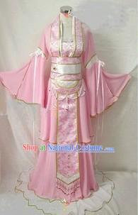 Chinese Classical Pink Guzhuang Costumes for Women