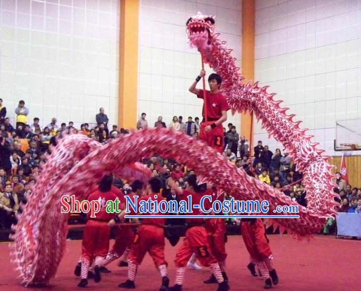 Professional Worldwide Dragon Dance Competition Costumes Complete Set