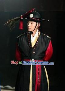 Lee Jun Ki Arang and the Magistrate Korean Hanbok Clothing and Hat Complete Set for Men