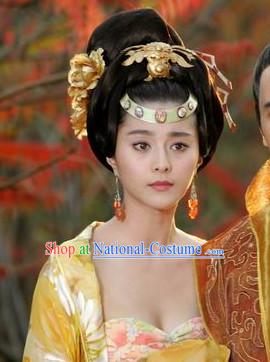 Yang Guifei Tang Empress Hair Accessories and Wig