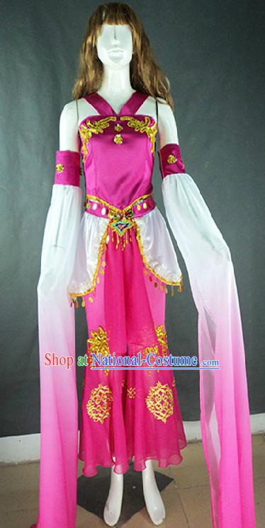 Chang Er Flies to the Moon Long Sleeves Classical Dancing Costumes