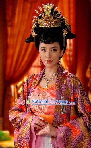Chinese Tang Dynasty Queen Princess Headwear Hair Jewelry for Women