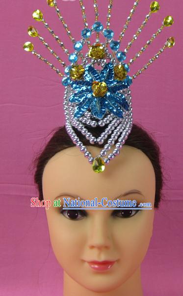 Chinese Dance Apparel Hair Jewelry North Korean South Korean Asian Fashion Wholesale Stage Performance Headdress Folk Decorations