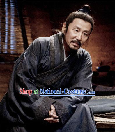 Ancient Chinese Han Dynasty Wise Men Han Fu Clothing Complete Set