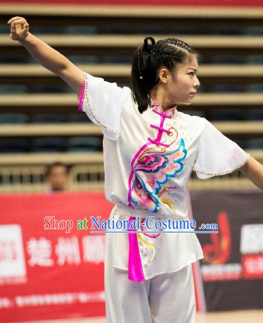 Traditional Kungfu Master Martial Arts Wushu Uniform Kung Fu Outfit for Men Women Boys Girls Kids