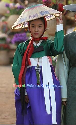 Traditional Korean Female Hanbok Costumes