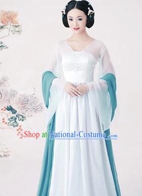 Chinese Imperial Maid Black Wig and Hair Decorations