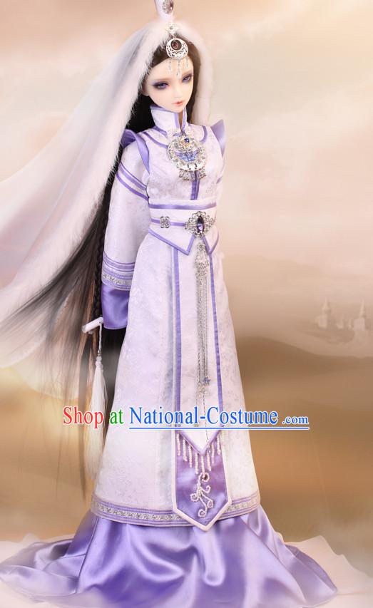 Asian Fashion Chinese Mysterious Princess Halloween Costumes for Adults