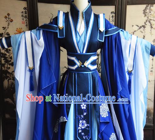 Chinese Traditinoal Swordsman Costumes Complete Set