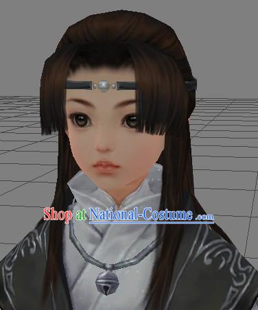 Custom Made According to Your Picture Asian Chinese Ancient Fairy Long Black Wigs