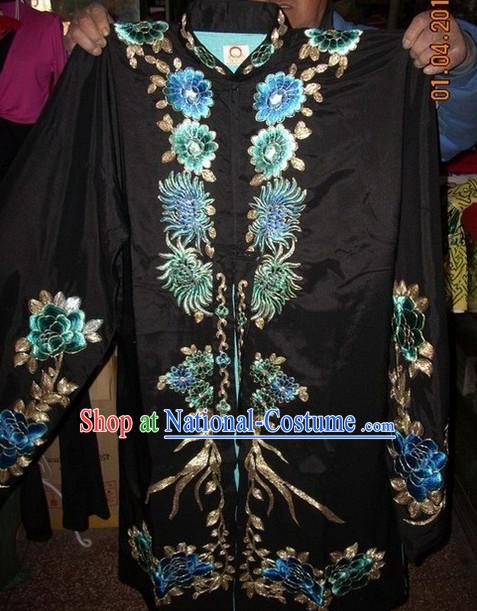 Traditional Ancient Chinese Beijing Opera Black Dresses