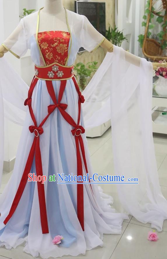 Top Chinese Chang Er Moon Fairy Costumes Classical Dancing Costume for Women