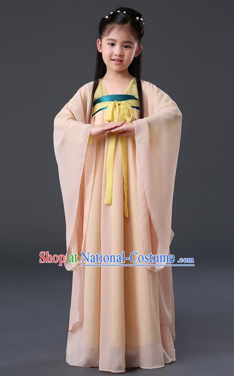 Chinese Hanfu Asian Fashion Japanese Fashion Plus Size Dresses Traditional Clothing Asian Hanfu Skirt for Kids