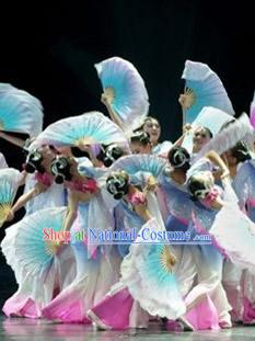 Silk Dance Fans and Ribbons