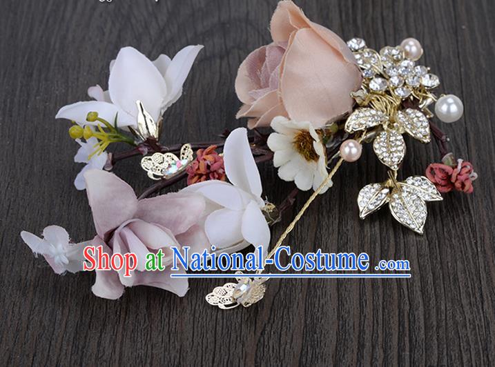 Traditional Jewelry Accessories, Princess Wedding Hair Accessories, Bride Wedding Hair Accessories, Baroco Style Flowers for Women
