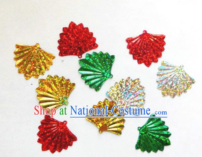 Traditional Chinese Handmade Folk Dance Clothing Ingredients Patch Cloth Accessories Stage Props Umbrellas Yangge Dance Patch