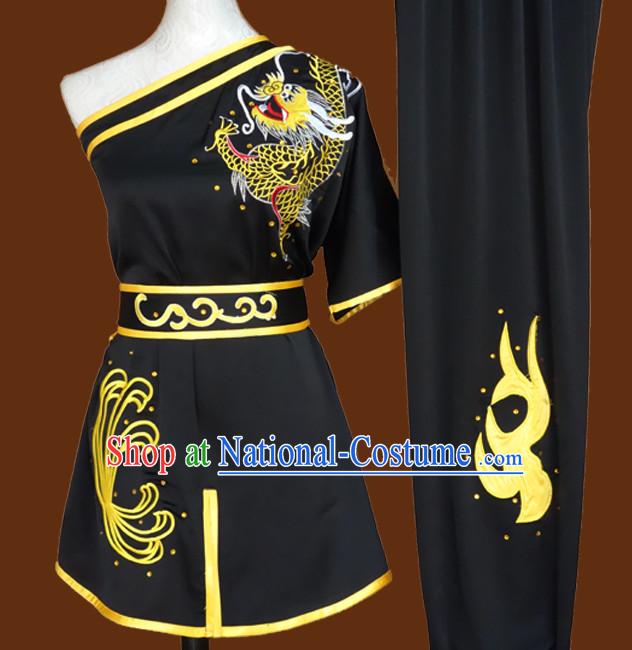 Southern Fist Top Mandarin Tai Chi Taiji Kung Fu Martial Arts Competition Uniform Dresses Suits Outfits for Adults