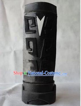 Ancient Asian Chinese Headdress Oriental Headwear Official Hat for Men Boys