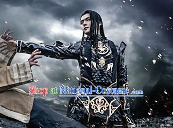 Chinese Costume Superhero Armor Cosplay Costumes China Traditional Armors Complete Set for Men