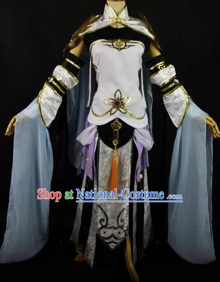 Chinese Traditional Hanfu Cosplay Costume Chinese Cosplay Hanfu Halloween Costume Party Costume Fancy Dress
