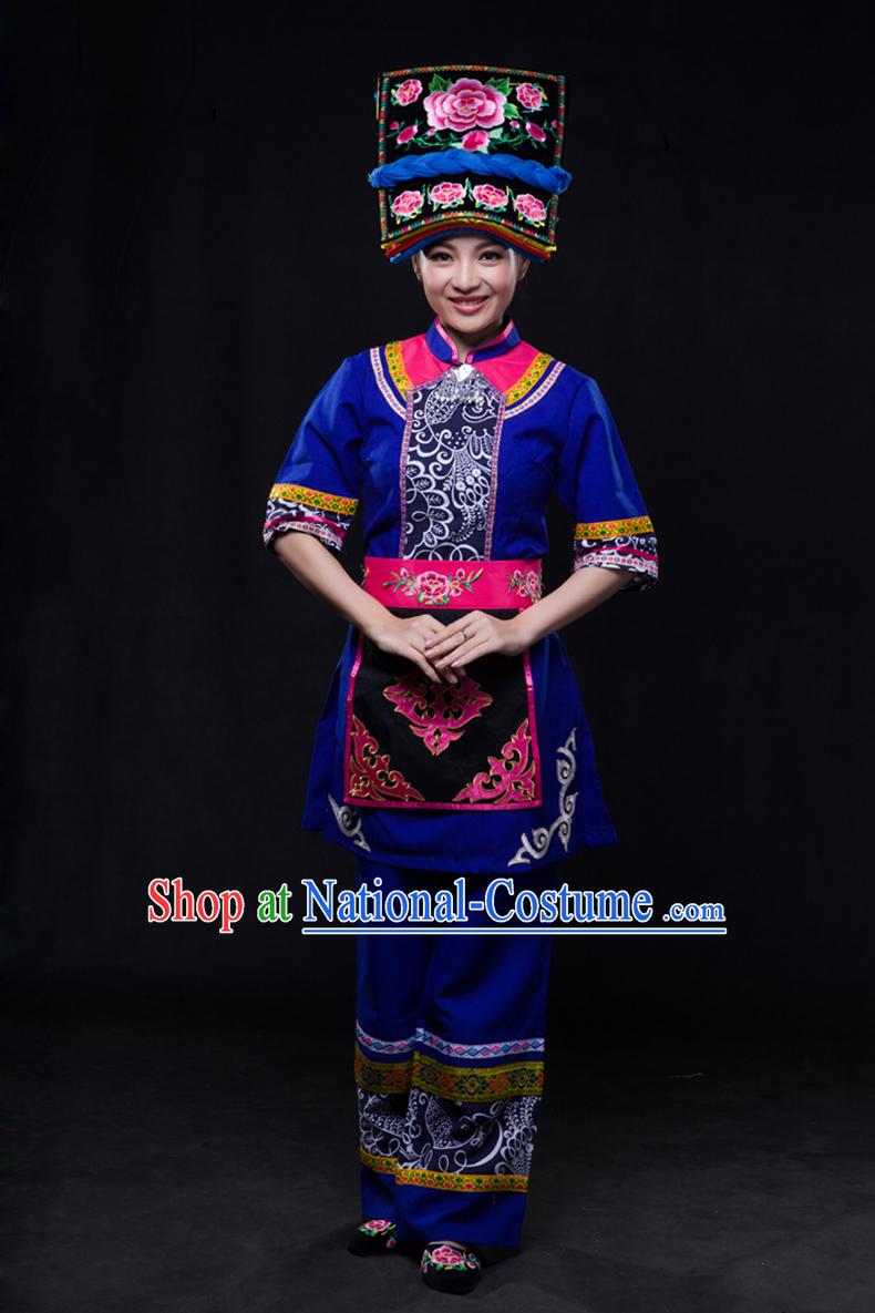 Minority Women Dresses Ethnic Clothing Minority Hmong Dance Costume Minority Dress