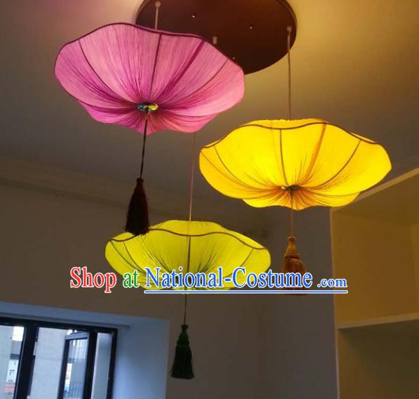 Traditional Chinese Handmade Lotus Palace Lantern China Ceiling Palace Lamp