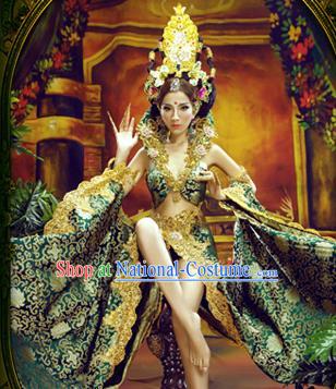 Traditional Ancient Indian Palace Sari Costumes, Indian Palace Young Lady Belly Dance Dress for Women