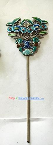 Traditional Handmade Chinese Ancient Classical Hair Accessories Blueing Barrettes Hairpins, Hair Sticks Jewellery for Women