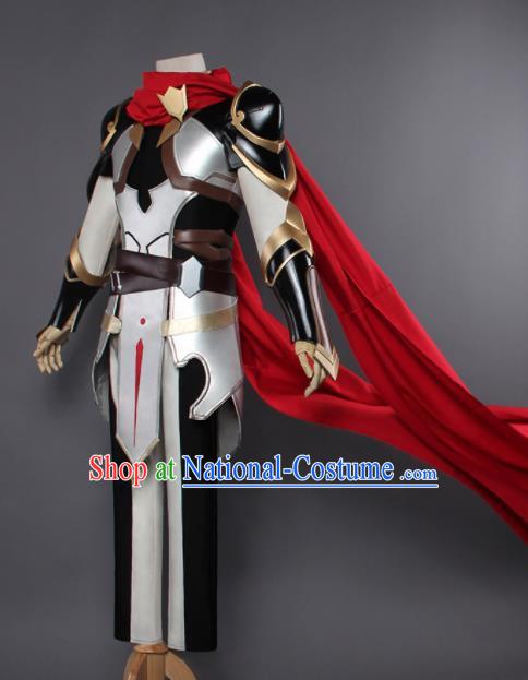 Chinese Traditional Cosplay Swordsman Body Armour Ancient Knight Costumes for Men
