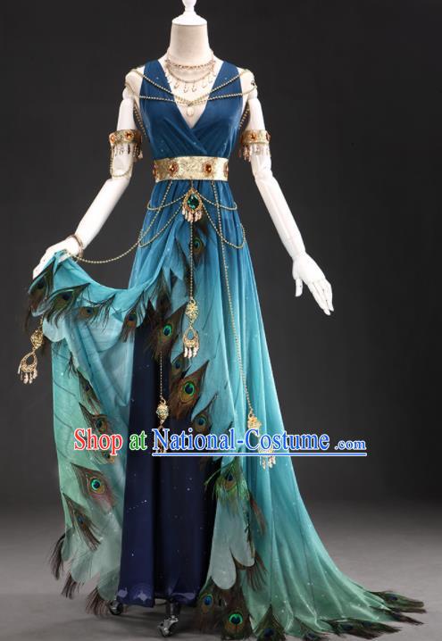 Top Grade Cosplay Queen Costumes Halloween Cartoon Characters Dress for Women