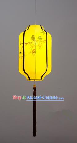 Traditional Chinese Palace Lantern Handmade Painting Flowers Birds Ceiling Lanterns Ancient Lamp