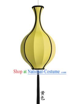 Top Grade Handmade Yellow Vase Lanterns Traditional Chinese Hanging Palace Lantern Ancient Lanterns