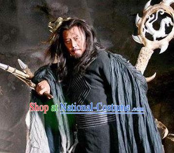 Chinese Ancient Emperor Fuxi Mythlegend Father God First Ancestor Fuxi Shi Tai Hao Costumes Complete Set