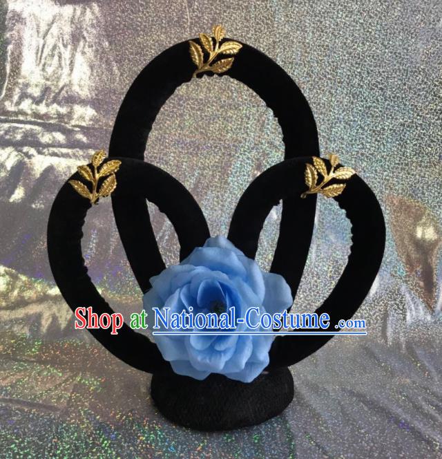 Chinese Traditional Beijing Opera Flying Peri Dance Wigs Peking Opera Princess Hair Accessories for Women