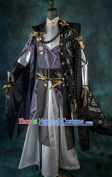 Chinese Ancient Drama Cosplay Knight Young General Clothing Traditional Hanfu Swordsman Costume for Men