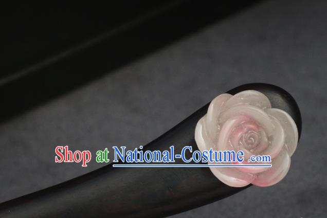 China Classical Ebony Hairpin Handmade Cheongsam Hair Accessories for Women