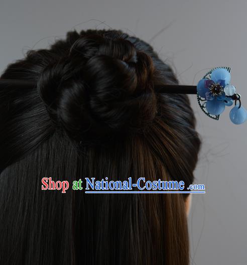 China Traditional Hanfu Wood Hair Stick Hair Accessories Cheongsam Hairpin